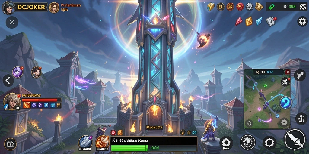 Gameplay menegangkan dengan pertahanan menara yang strategis