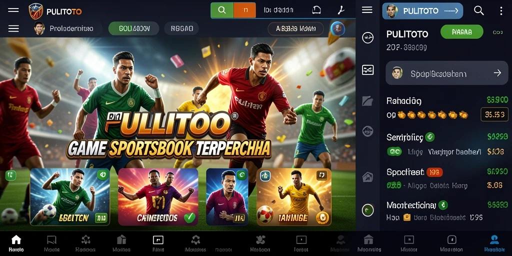 Tampilan menarik dari gameplay Sportsbook PULITOTO.